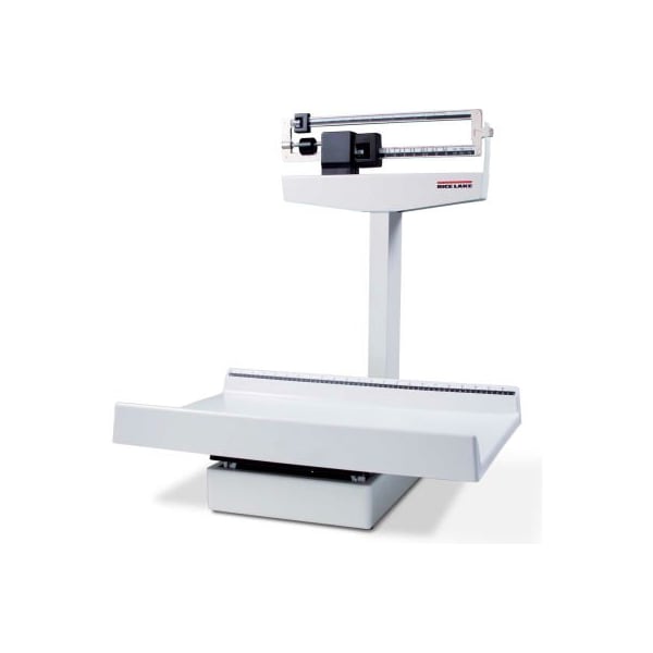 Rice Lake Weighing Systems Rice Lake RL-MIS-20 Mechanical Baby Scale with KG Beam & Built-in Measuring Tape, 70 kg x 20 g 131471 - main